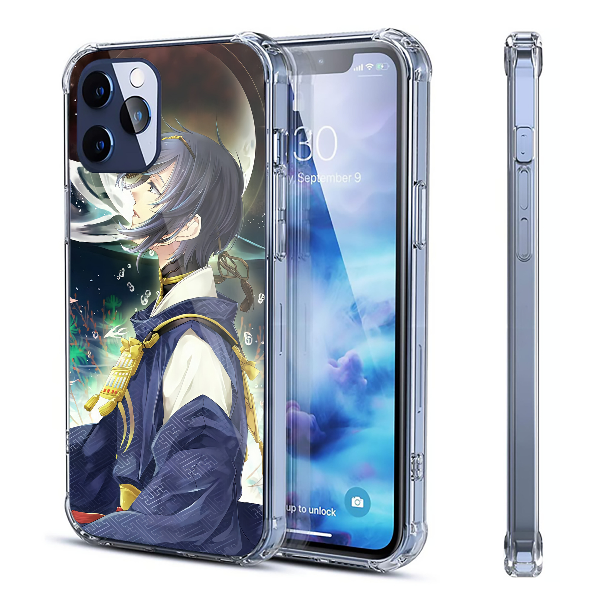 （画像用） 刀剣乱舞 Touken Ranbu 【iPhone 12シリーズ対応】透明スマホケース（クリアソフトケース）